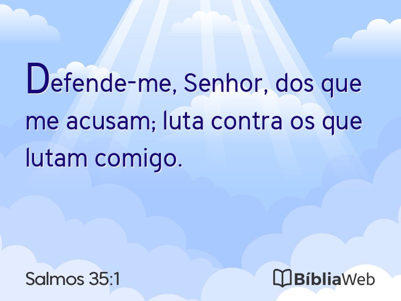 Salmos 35:1 em imagem para compartilhar