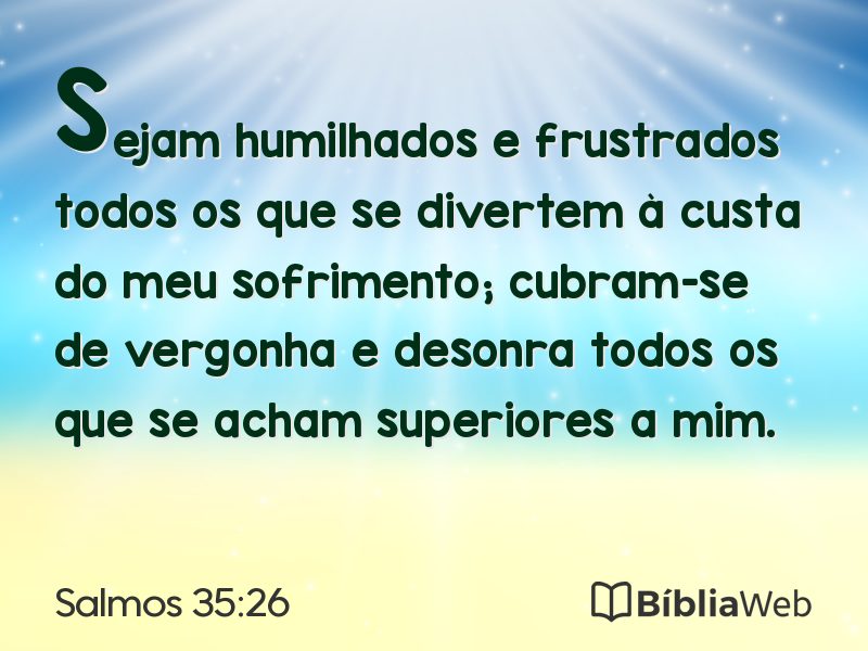 Salmos 35:26 em imagem para compartilhar