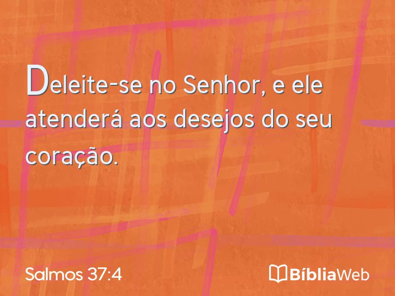 Salmos 37:4 em imagem para compartilhar