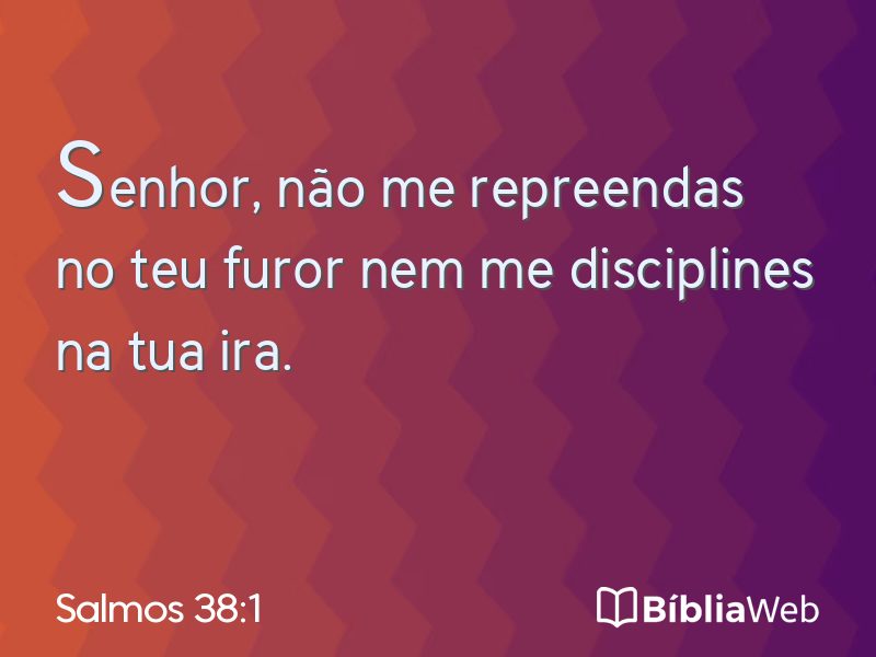 Salmos 38:1 em imagem para compartilhar