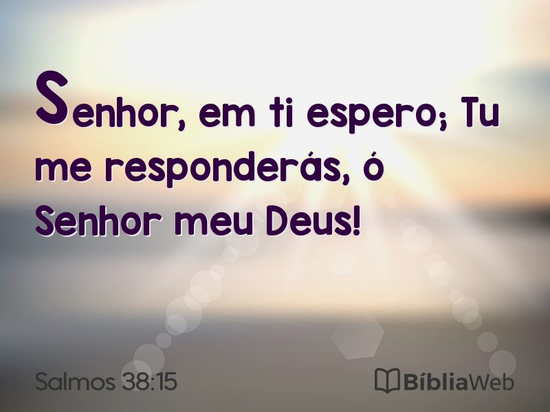 Salmos 38:15 em imagem para compartilhar