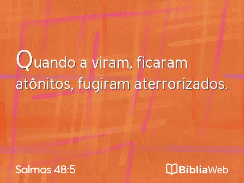 Salmos 48:5 em imagem para compartilhar