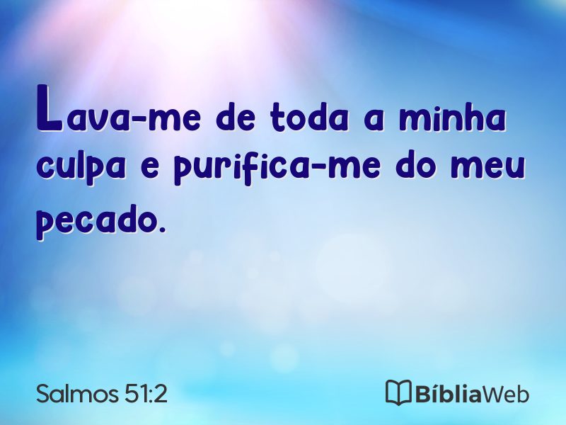 Salmos 51:2 em imagem para compartilhar