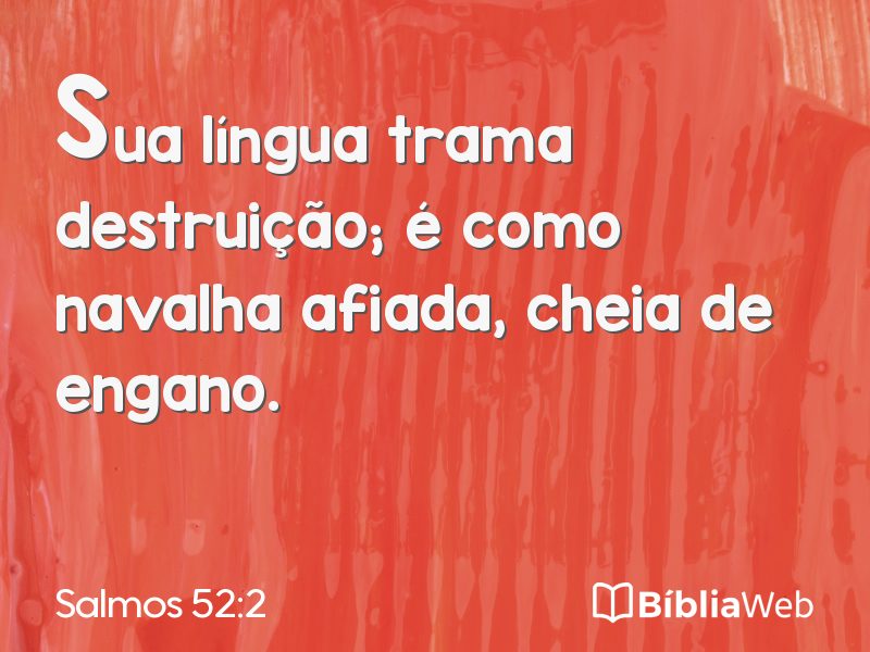 Salmos 52:2 em imagem para compartilhar