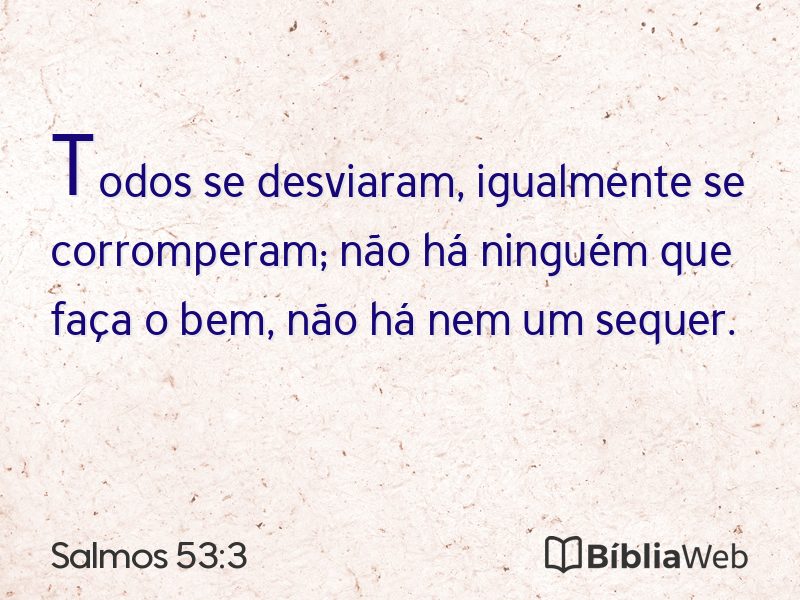 Salmos 53:3 em imagem para compartilhar