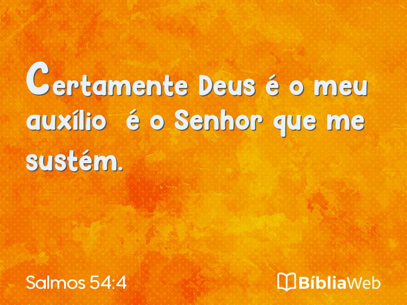 Salmos 54:4 em imagem para compartilhar