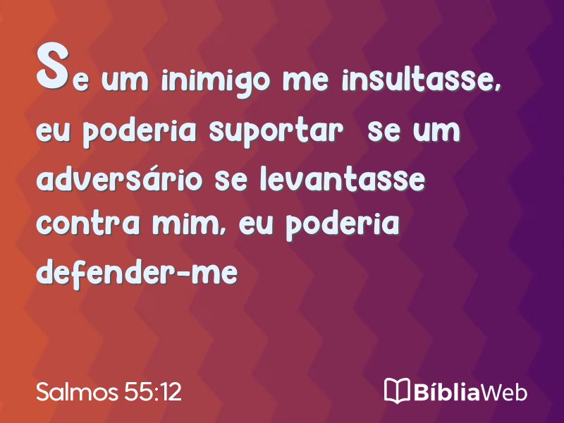 Salmos 55:12 em imagem para compartilhar