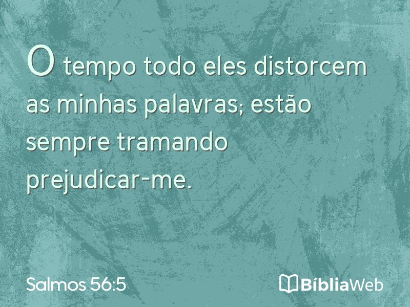 Salmos 56:5 em imagem para compartilhar