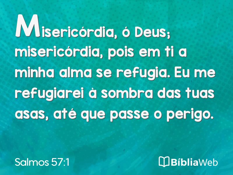 Salmos 57:1 em imagem para compartilhar