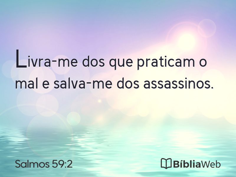 Salmos 59:2 em imagem para compartilhar