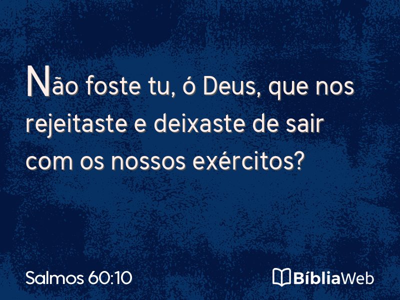 Salmos 60:10 em imagem para compartilhar