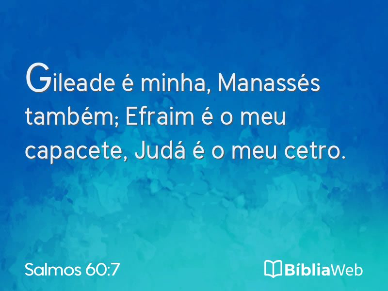 Salmos 60:7 em imagem para compartilhar