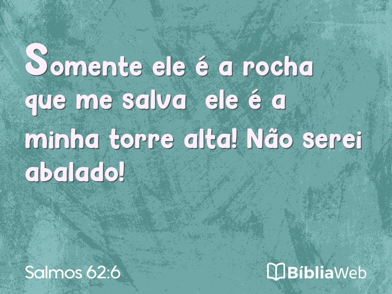 Salmos 62:6 em imagem para compartilhar