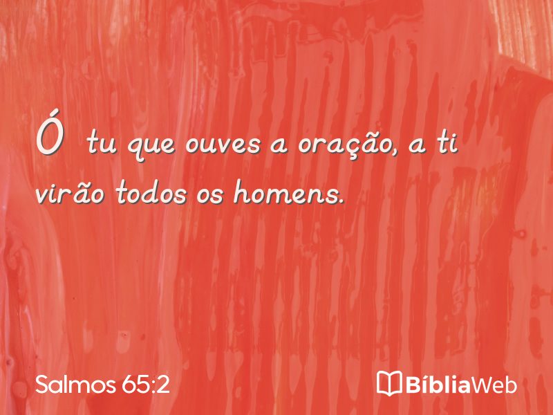 Salmos 65:2 em imagem para compartilhar