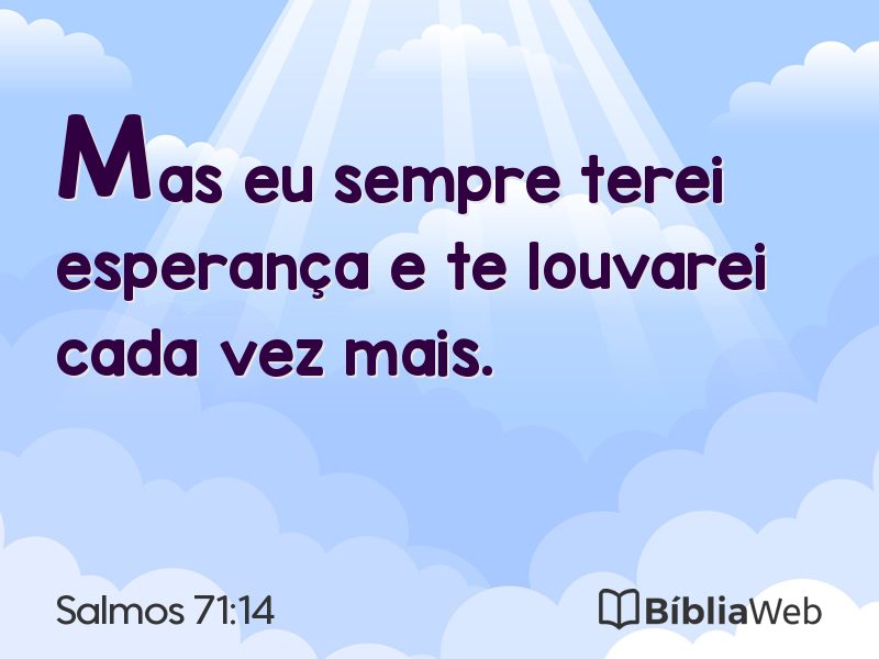 Salmos 71:14 em imagem para compartilhar