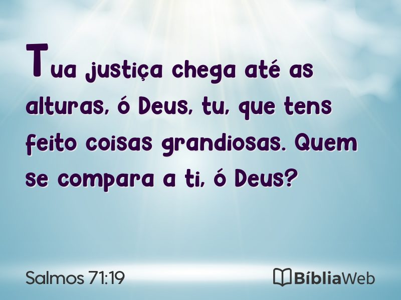 Salmos 71:19 em imagem para compartilhar