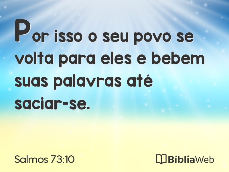 Salmos 73:10 em imagem para compartilhar