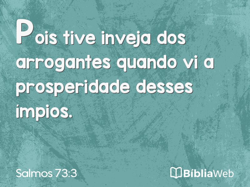 Salmos 73:3 em imagem para compartilhar