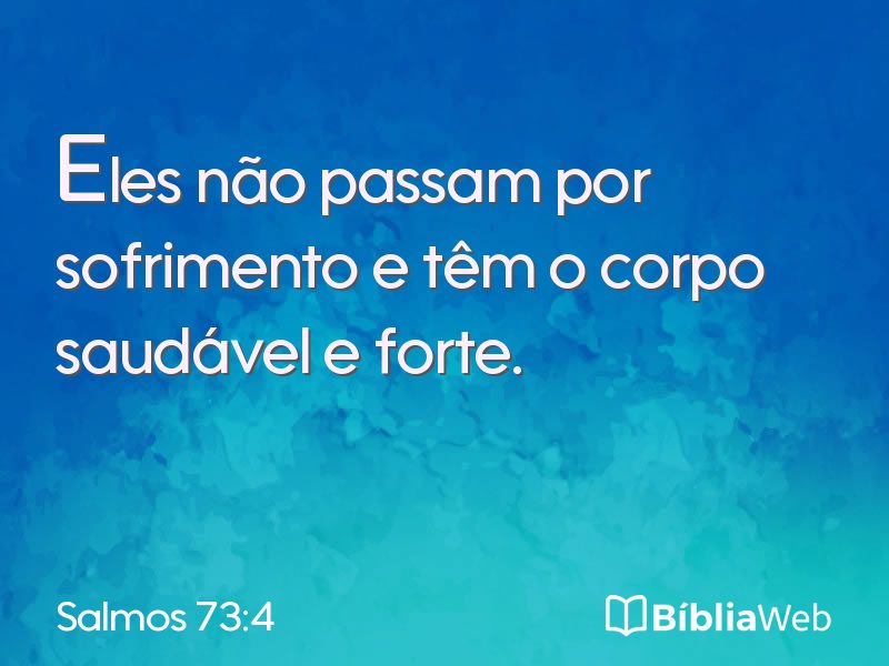 Salmos 73:4 em imagem para compartilhar