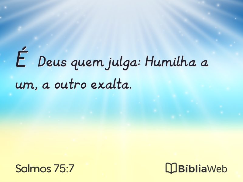 Salmos 75:7 em imagem para compartilhar