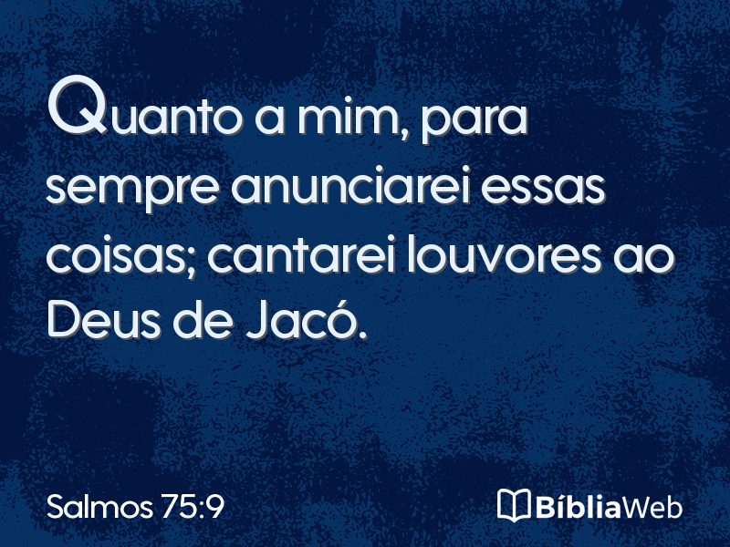 Salmos 75:9 em imagem para compartilhar
