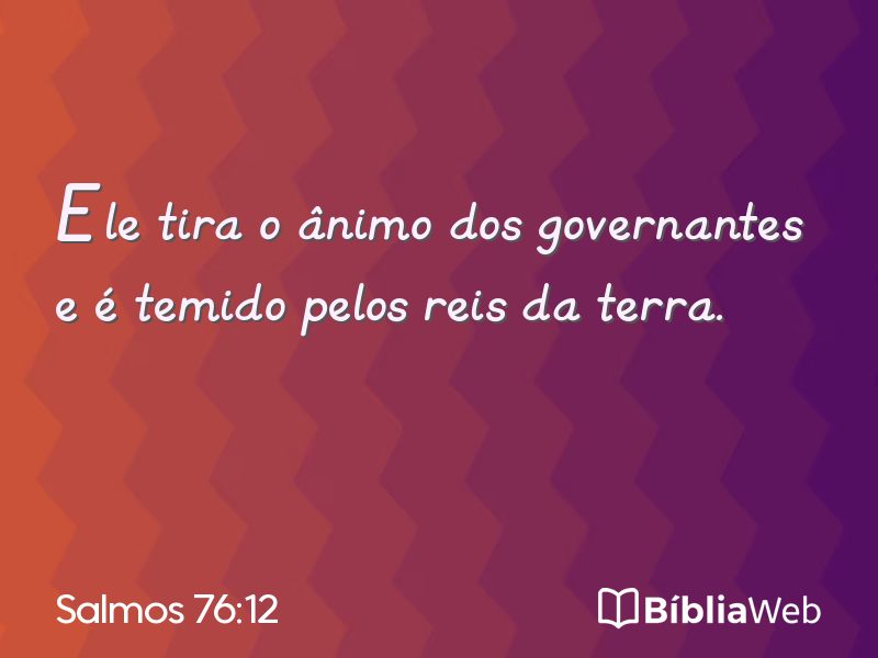 Salmos 76:12 em imagem para compartilhar