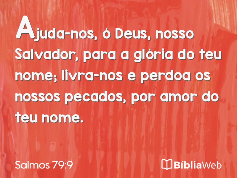 Salmos 79:9 em imagem para compartilhar