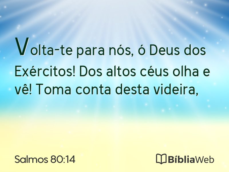 Salmos 80:14 em imagem para compartilhar