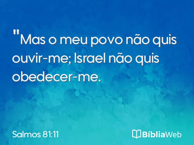 Salmos 81:11 em imagem para compartilhar