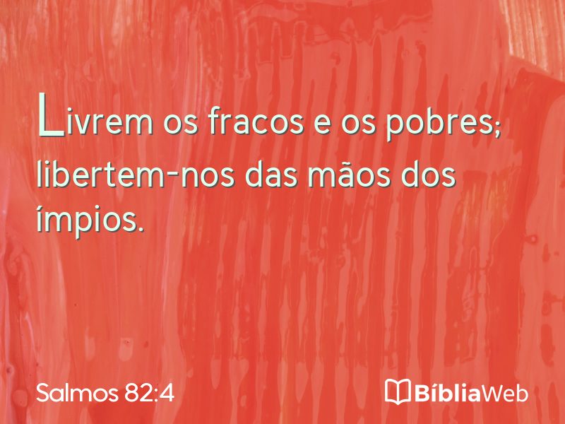 Salmos 82:4 em imagem para compartilhar