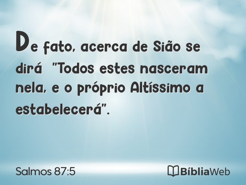 Salmos 87:5 em imagem para compartilhar