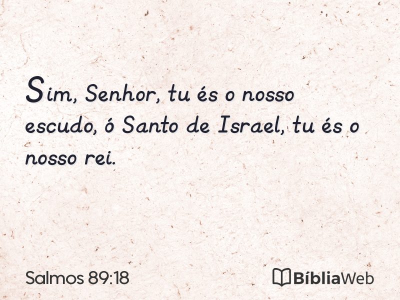 Salmos 89:18 em imagem para compartilhar