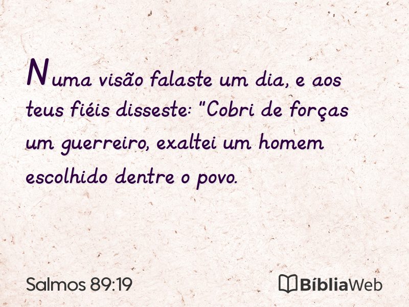 Salmos 89:19 em imagem para compartilhar