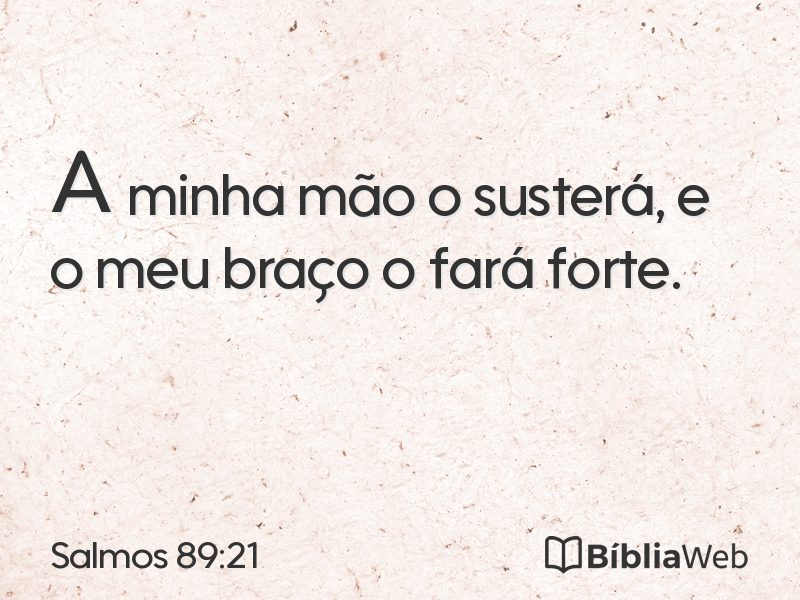 Salmos 89:21 em imagem para compartilhar