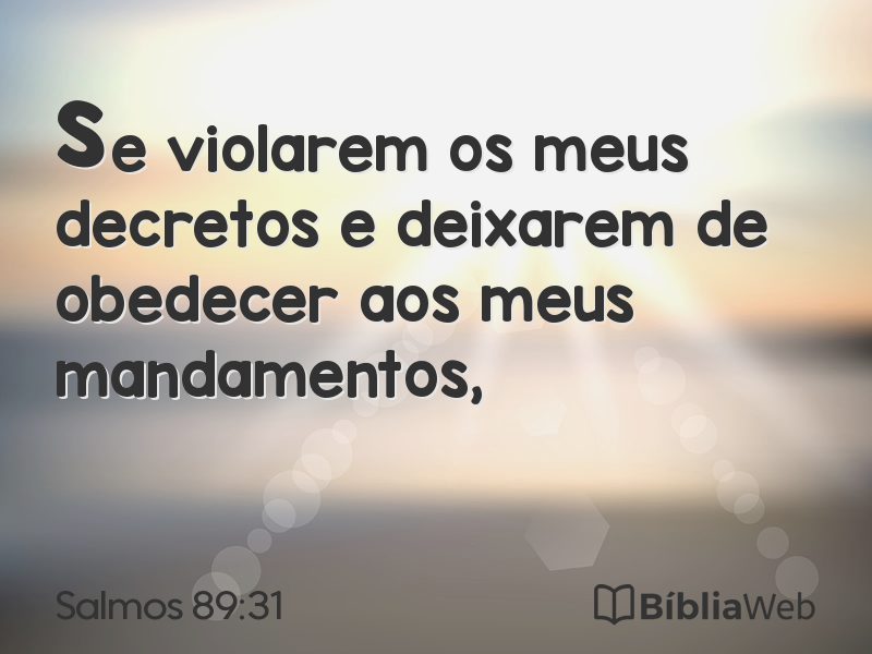 Salmos 89:31 em imagem para compartilhar