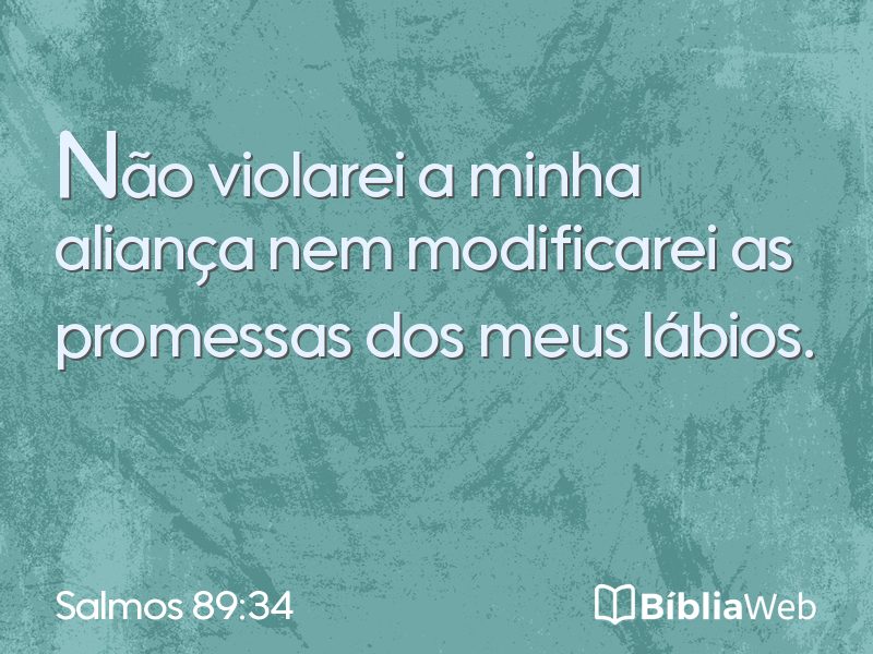 Salmos 89:34 em imagem para compartilhar
