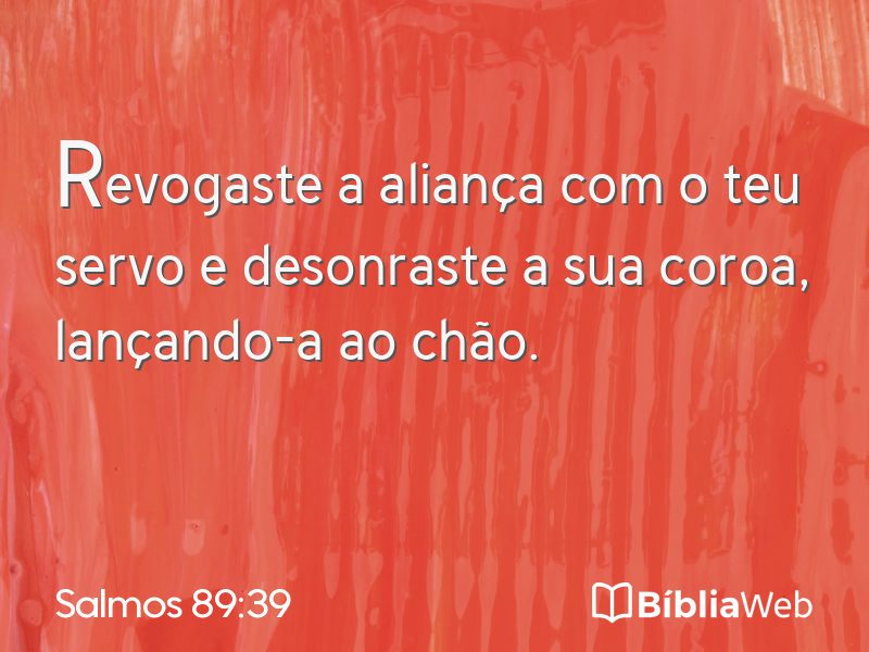 Salmos 89:39 em imagem para compartilhar