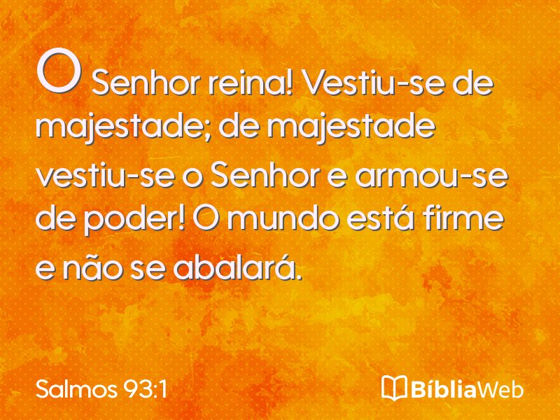 Salmos 93:1 em imagem para compartilhar