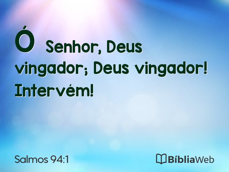 Salmos 94:1 em imagem para compartilhar