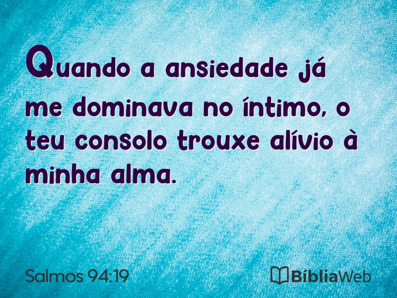 Salmos 94:19 em imagem para compartilhar