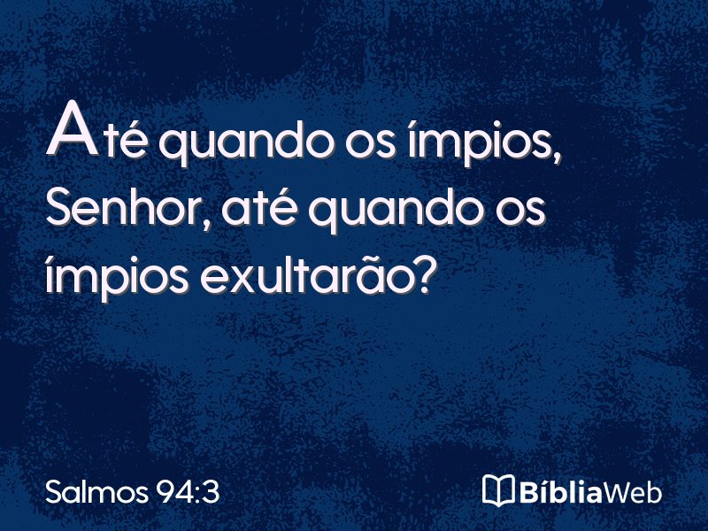Salmos 94:3 em imagem para compartilhar