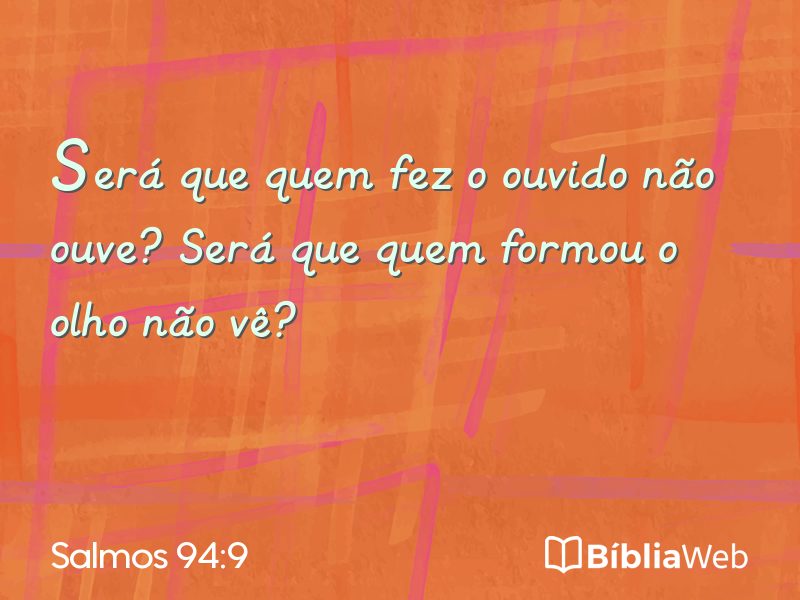Salmos 94:9 em imagem para compartilhar