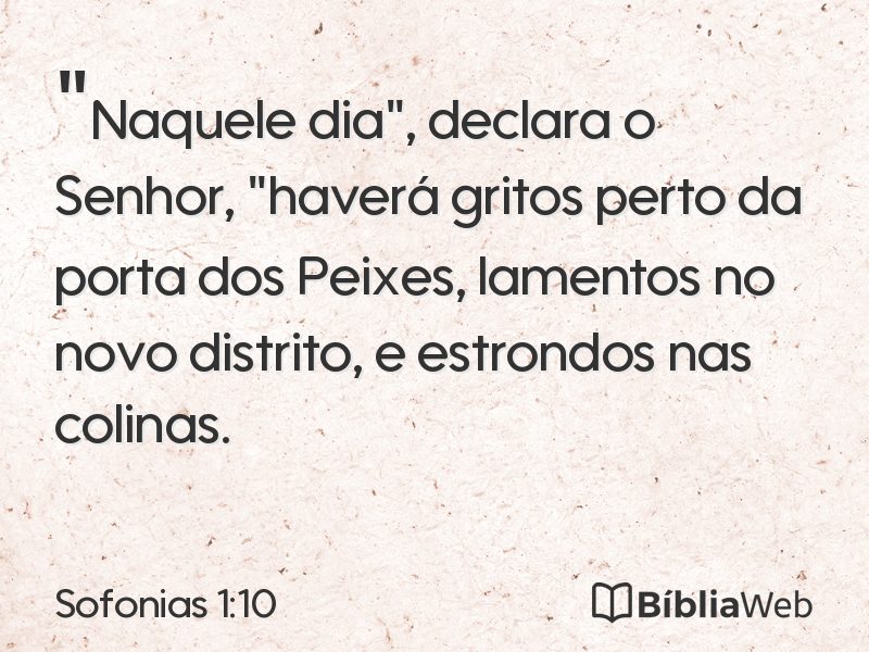 Sofonias 1:10 em imagem para compartilhar