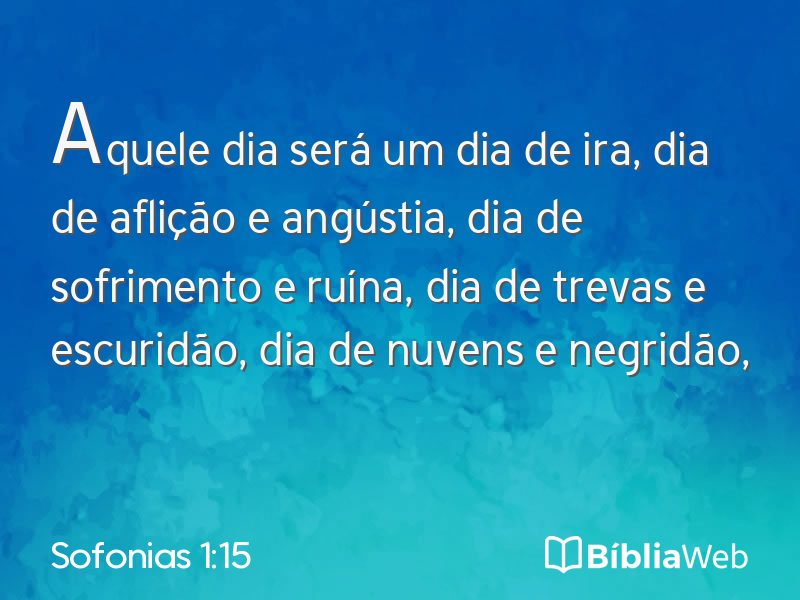 Sofonias 1:15 em imagem para compartilhar