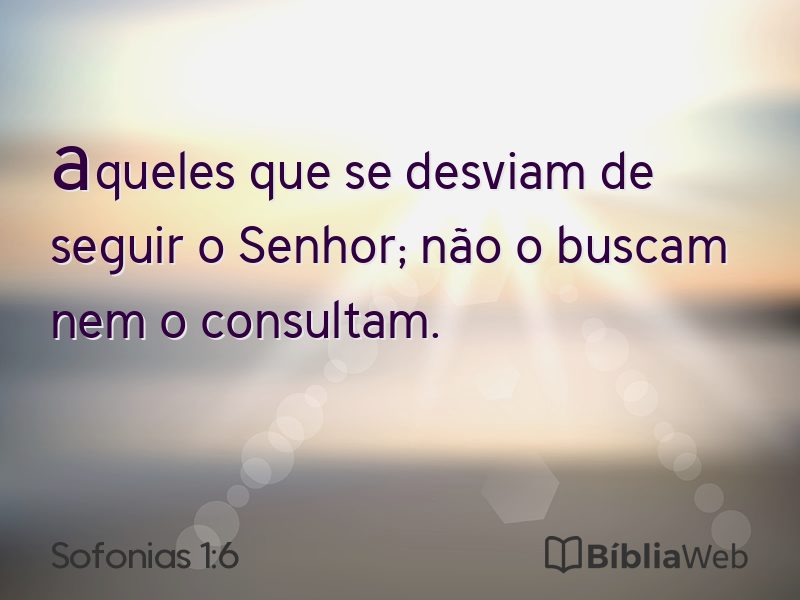 Sofonias 1:6 em imagem para compartilhar