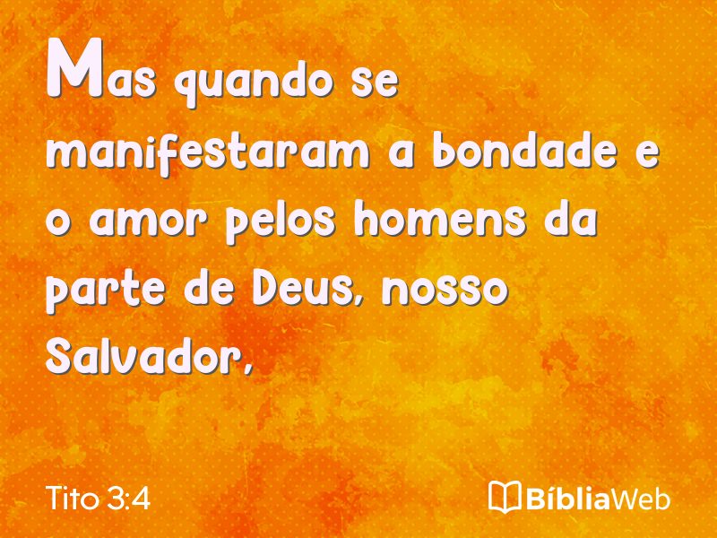 Tito 3:4 em imagem para compartilhar