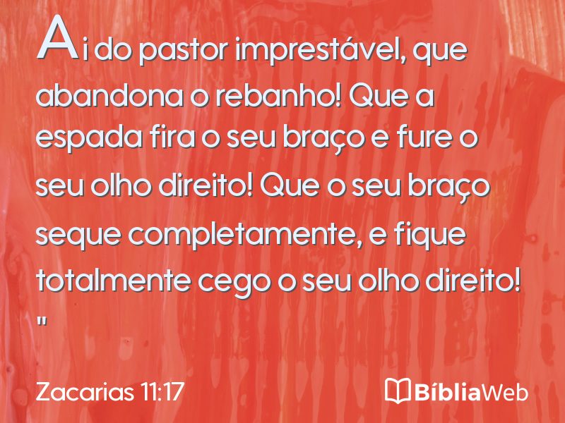 Zacarias 11:17 em imagem para compartilhar