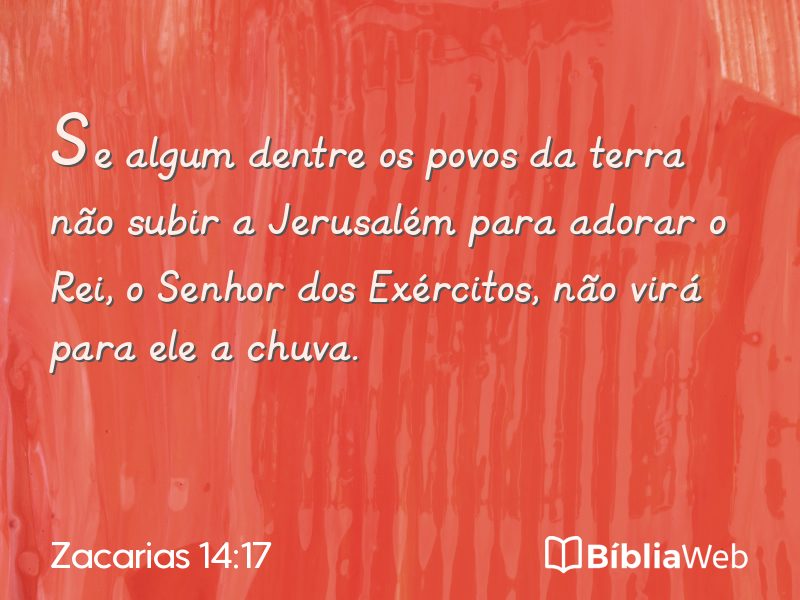 Zacarias 14:17 em imagem para compartilhar