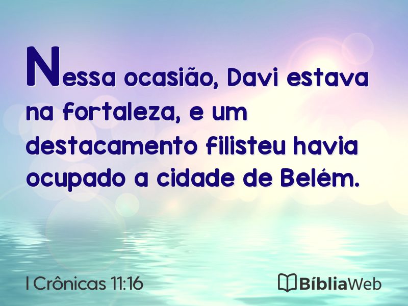 I Crônicas 11:16 em imagem para compartilhar