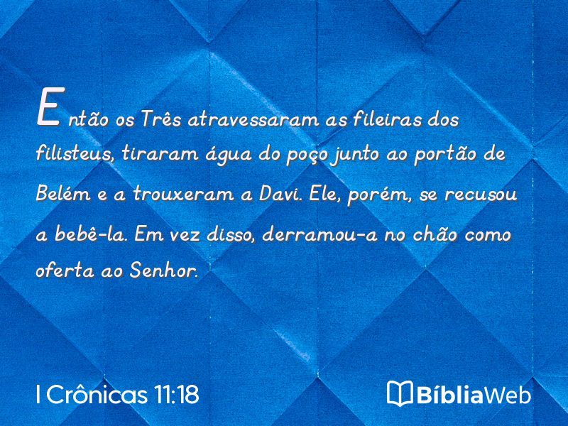 I Crônicas 11:18 em imagem para compartilhar